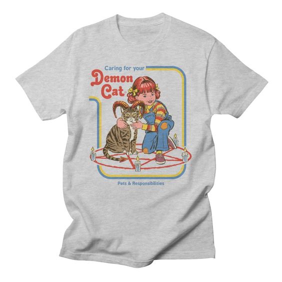 Caring for your Demon Cat T Shirt AF4M0