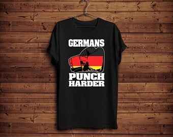 Germans Punch Harder Tshirt AS18A0
