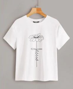 Flowers line art T-Shirt AL1JL0