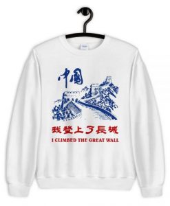 I Climbed The Great Wall Sweatshirt AL12AG0