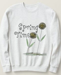 Spring Time Cute Yellow Sweatshirt AL12AG0