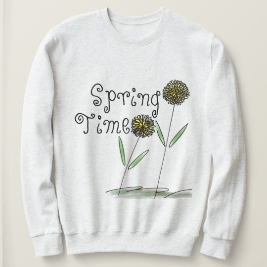 Spring Time Cute Yellow Sweatshirt AL12AG0