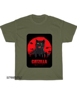 Catzilla Funny Isolated T-Shirt AL24D0