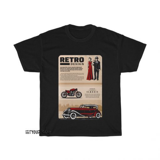 Vintage Color Retro Design T-Shirt AL24D0
