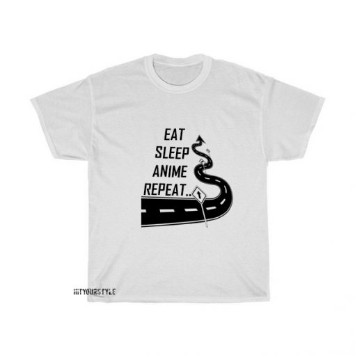eat sleep anime T-shirt FD5D0