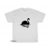 swan drawing art T-shirt FD5D0