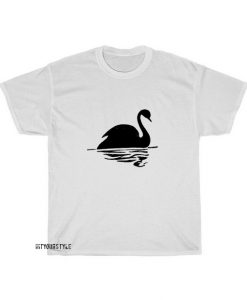 swan drawing art T-shirt FD5D0