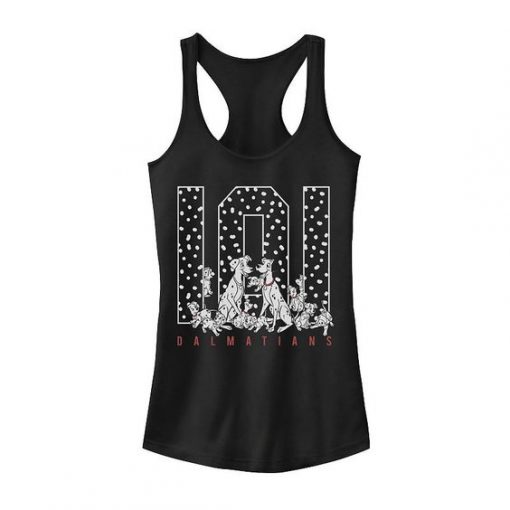 Dalmatians Spotted Family Portrait Graphic Tank top AG20F1