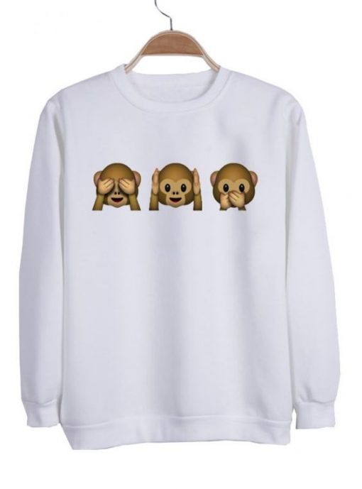 Emoji Monkey Sweatshirt SR19F1