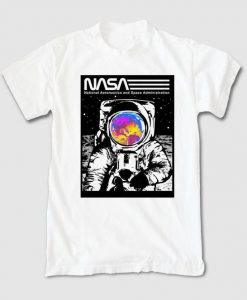 Nasa Astronaut Moon T-Shirt DA5F1