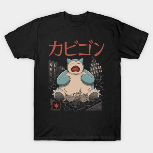 Sleeping Kaiju Snorlax T-Shirt AL10F1