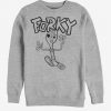 Doodle Fork Heathered Sweatshirt IS3M1
