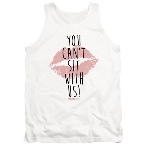 Can't Sit With Us White Tanktop AL12MA1