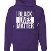 Black Lives Matter Distressed Hoodie PU3A1