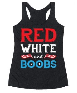 Red White And Boobs T-Shirt SD26A1