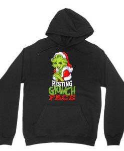 Resting Grinch Face Hoodie IM22A1