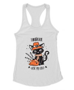 Thankful for My Cat Tank Top PU3A1