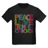 Peace Love Drummer T-shirt SD6M1