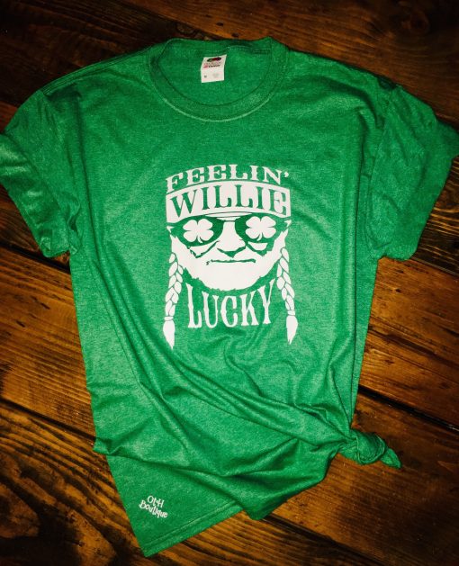 Feelin' Willie Lucky Womens T-Shirt