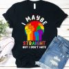 LGBT Rainbow Straight T-Shirt
