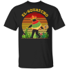 Vintage Retro El Squatcho Mexican Sasquatch Hide and Seek Taco Bigfoot T-Shirt