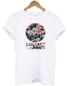 5 Seconds Of Summer Flower T shirt THD