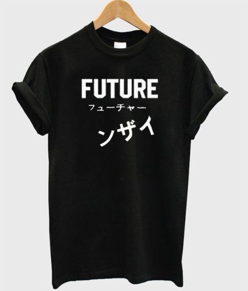 Future Japanese Font T-Shirt AL18M2