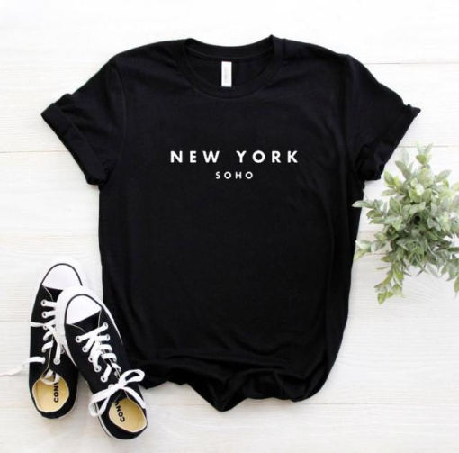 Womens New York Letter T-Shirt AL24M2