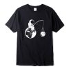 Astronaout Fishing Moon T-Shirt AL5JN2
