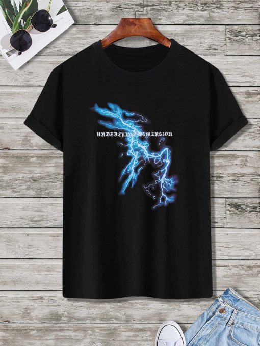 Lightning And T-Shirt AL5JN2