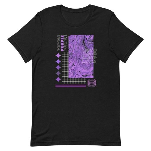 Purple Graphic T-Shirt AL25JN2