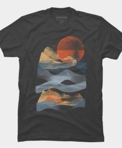 Sunset Design T-Shirt AL7JN2