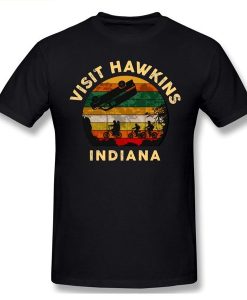 Stranger Things The Upside Down Visit Hawkins Indiana Things T Shirt AL1JL2
