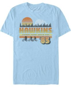 Stranger Things Retro Hawkins Bikers T-Shirt AL24AG2