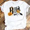Boo Halloween Witch Pumpkin T-Shirt AL