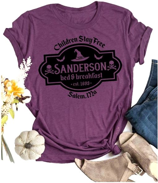 Get Here Halloween Sanderson Sisters Bed And Breakfast Funny T-Shirt AL