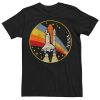 NASA Shuttle Launch Into Rainbow T-Shirt AL