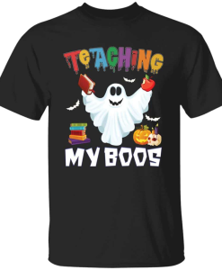 Teaching My Boos Funny Teacher Halloween T-Shirt AL