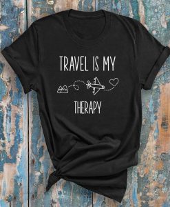 Travel Is My Therapy T-Shirt AL
