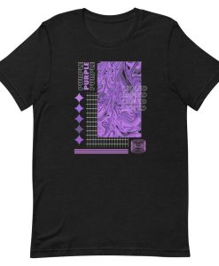 Purple Graphic T-Shirt AL