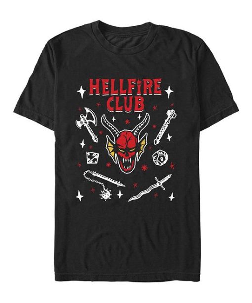 Stranger Things Hellfire Club T-Shirt AL