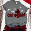 Buffalo Plaid Christmas T-Shirt AL