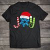 Christmas Winter Snowflake Santa Hat T-Shirt AL