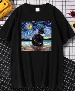 Oil Painting Male Cat T-Shirt AL