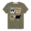 Types of Cows T-Shirt AL