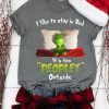 Christmas Grinch Print T-Shirt AL