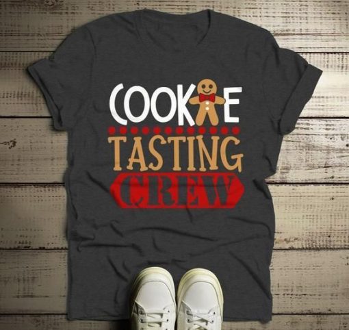 Christmas Cookie Tasting Crew Matching Xmas T-Shirt AL