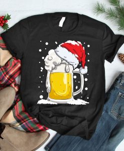 Santa Beer Christmas T-Shirt AL