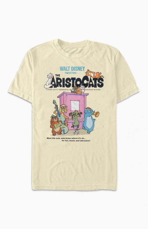 Vintage Aristocats Poster T-Shirt AL