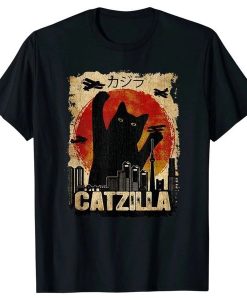 Catzilla Harajuku Style T-Shirt AL21F3